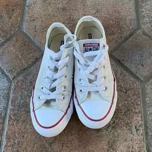 Converse All Star White Sneakers Size 6